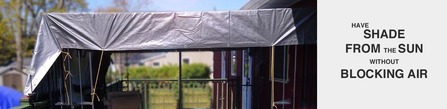 Extra Heavy Duty Silver Poly Tarps