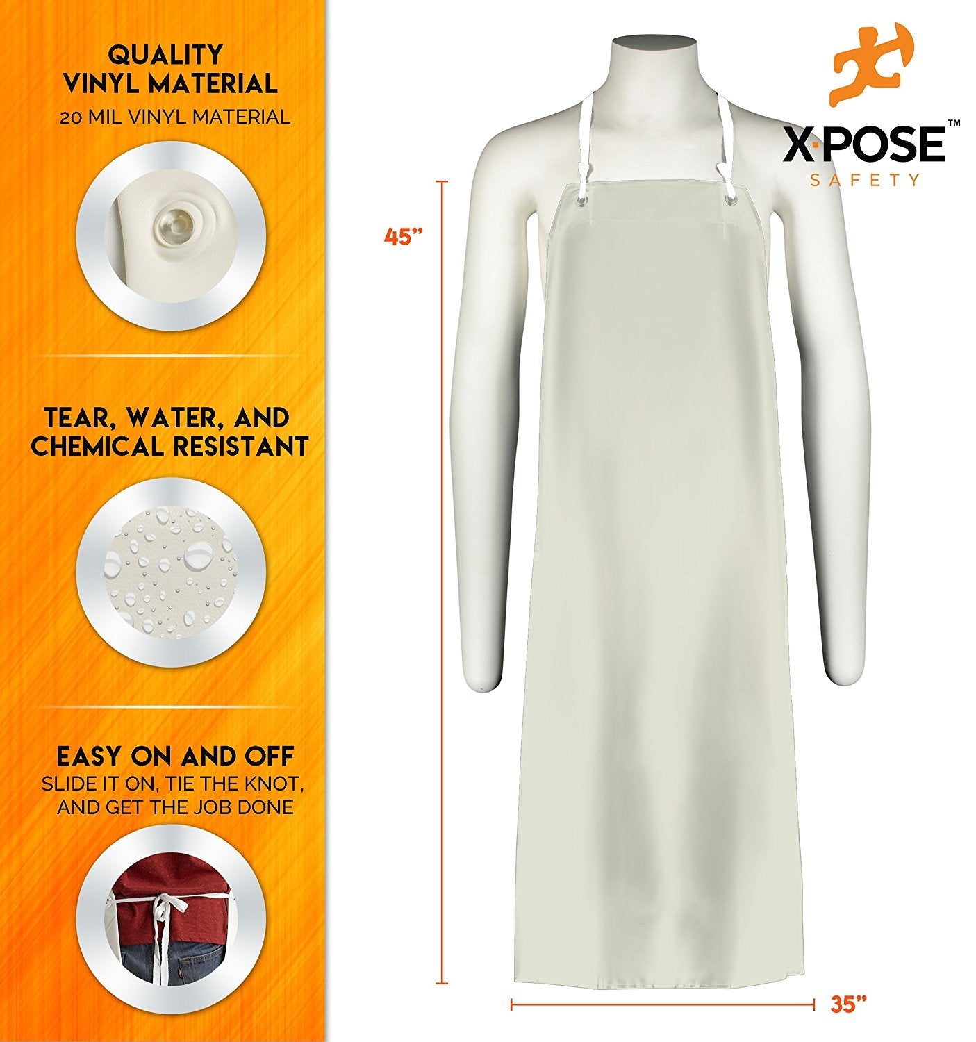 Heavy Duty Vinyl Aprons 20 Mil