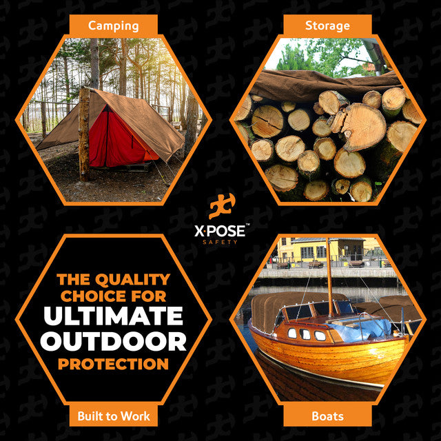 5 Mil Brown Poly Tarps