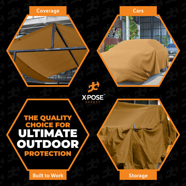 Tan Canvas Tarps 10oz
