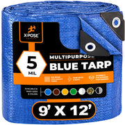 5 Mil Blue Poly Tarps