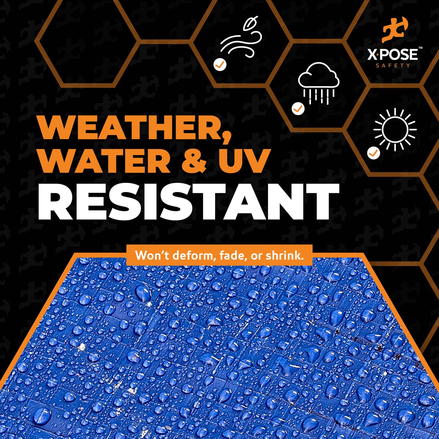 7 Mil Blue/Brown Heavy Tarp