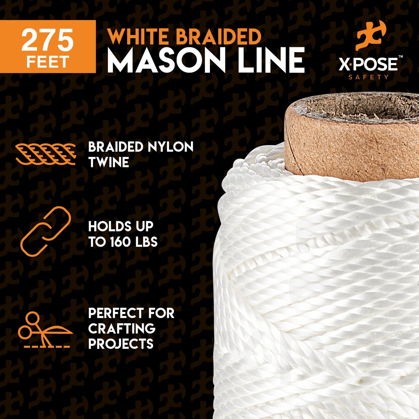 Nylon Twine - 275' Nylon String - Synthetic Thin Twine String