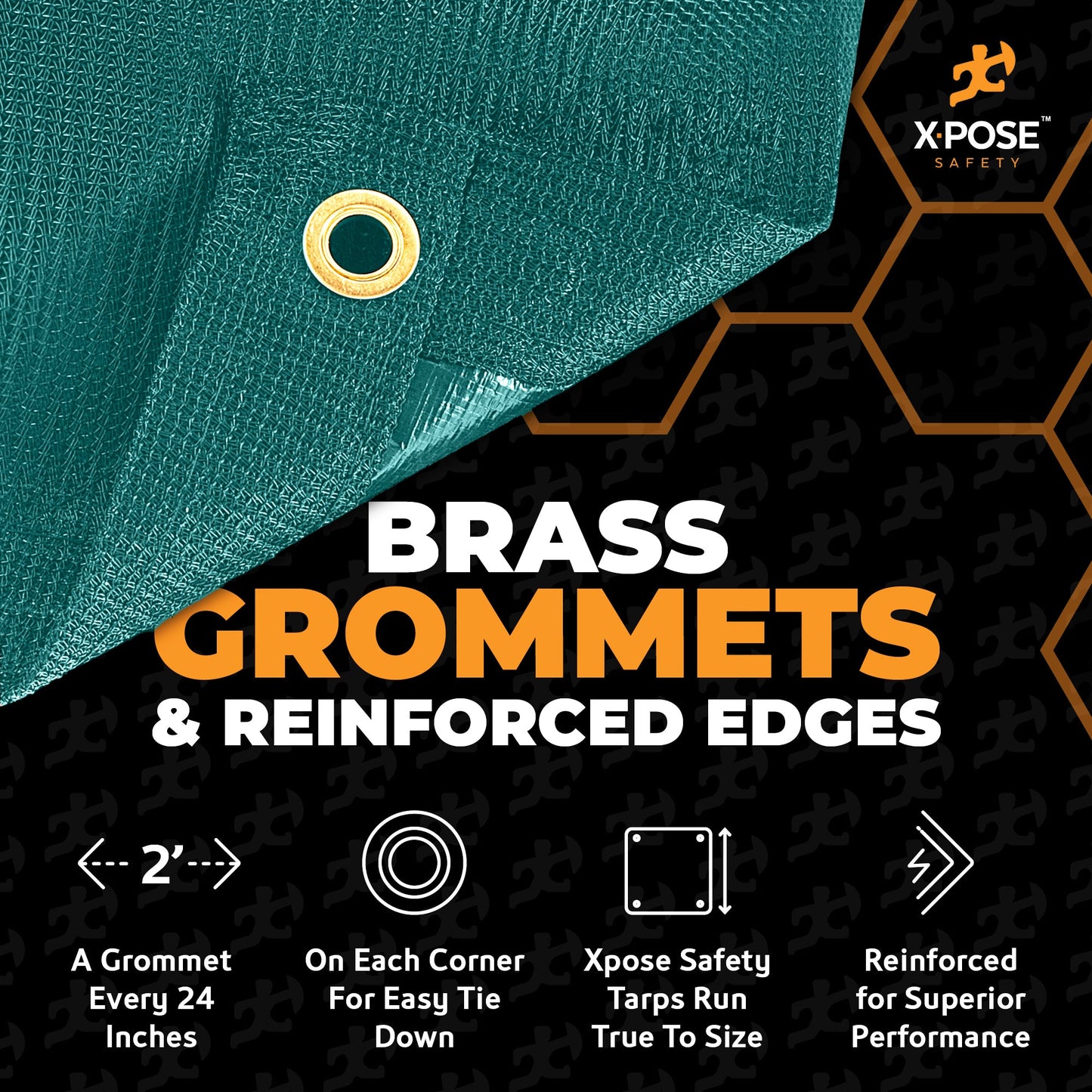 Green Mesh Truck Tarp