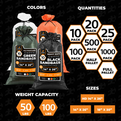 Woven Polypropylene Empty Sand Bags