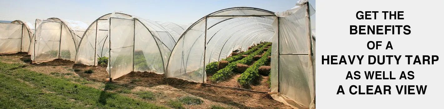 Clear Vinyl Heavy Duty Tarp Curtain 20 mil