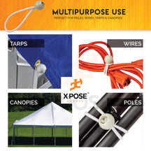 Heavy Duty Ball Bungees With Cord Ties