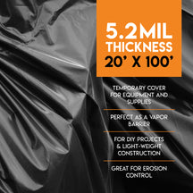 Heavy Duty Poly Sheeting