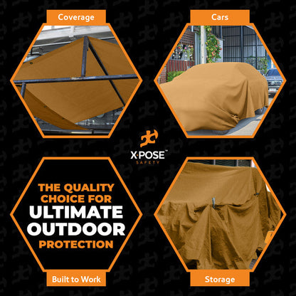 Tan Canvas Tarps 10oz