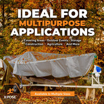 12 Mil Silver Extra Heavy Duty Poly Tarp