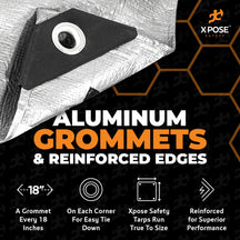 10 Mil Silver Black Heavy Duty Poly Tarp