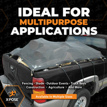 Black Mesh Truck Tarp