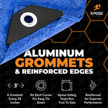 5 Mil Blue Poly Tarps