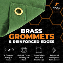 Green Canvas Tarps 10oz