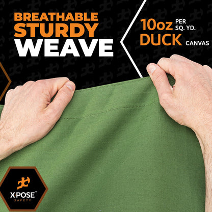 Green Canvas Tarps 10oz