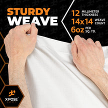 12 Mil White Extra Heavy Duty Poly Tarp