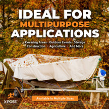 12 Mil White Extra Heavy Duty Poly Tarp