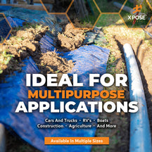 7 Mil Blue/Brown Heavy Tarp