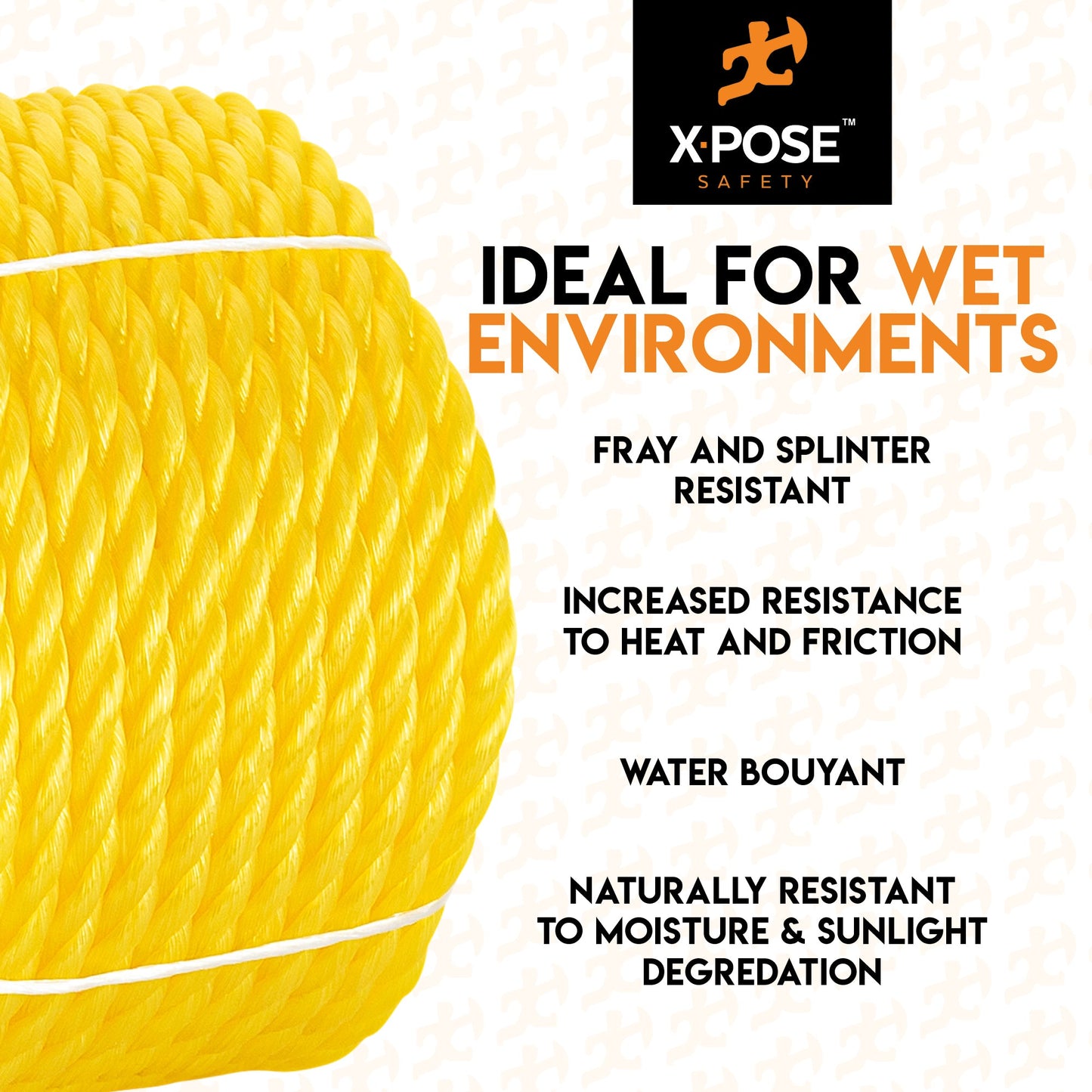 Yellow Twisted Poly Rope