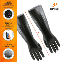 Chemical Resistent Arm Length Vinyl Gloves