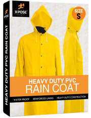 Rain Coat With Detachable Hood