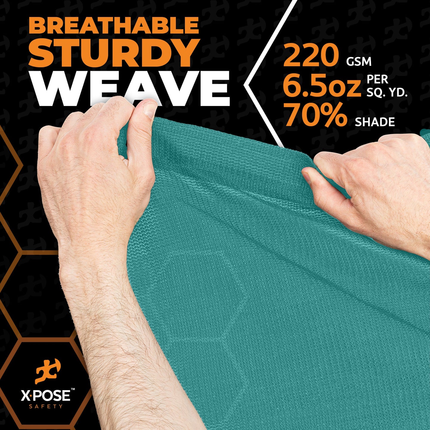 Green Mesh Truck Tarp