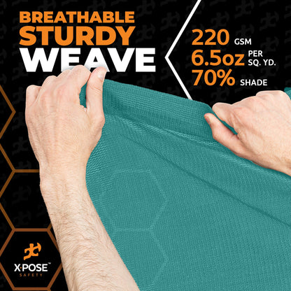 Green Mesh Truck Tarp