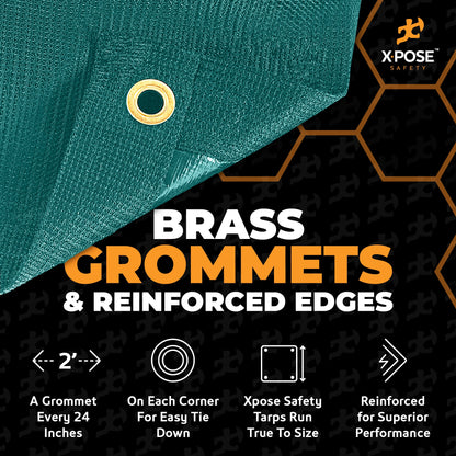 Green Mesh Truck Tarp