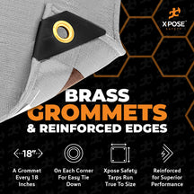 16 Mil Silver/Brown Super Heavy Duty Poly Tarp